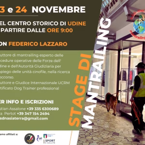 Stage Mantrailing a udine