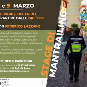 Stage di Mantrailing Operativo